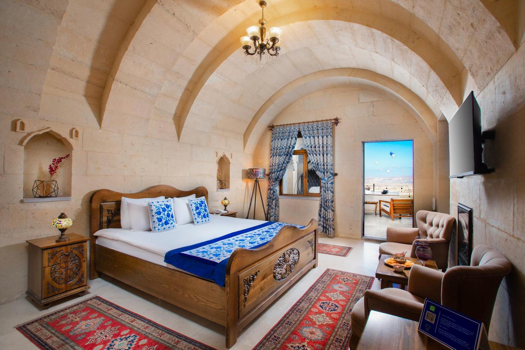Simera In Cappadocia - Special Class - Best View Rooftop Üchisar Bagian luar foto