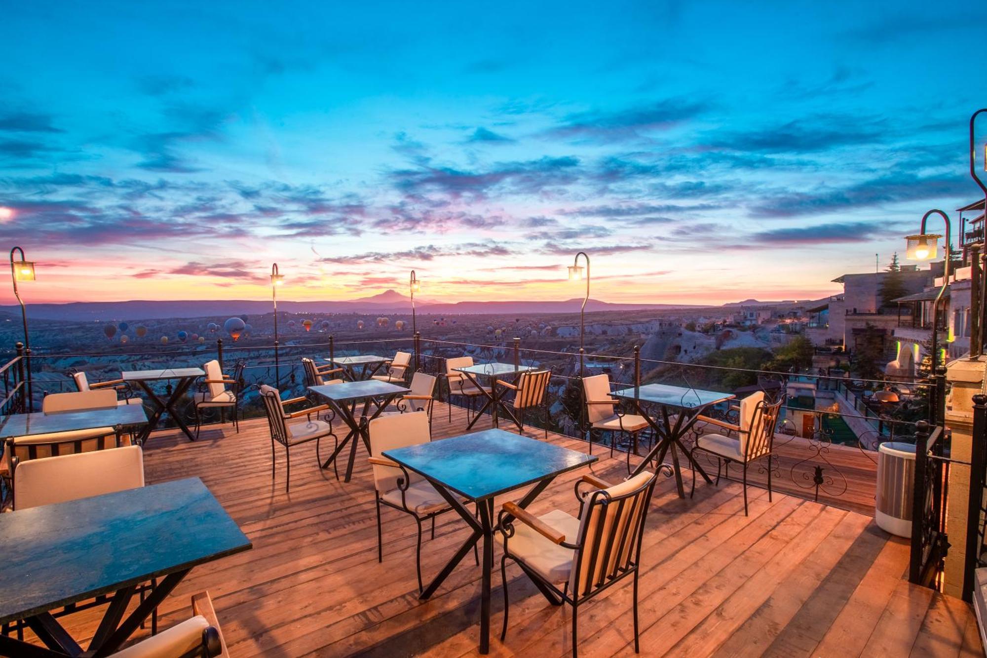 Simera In Cappadocia - Special Class - Best View Rooftop Üchisar Bagian luar foto