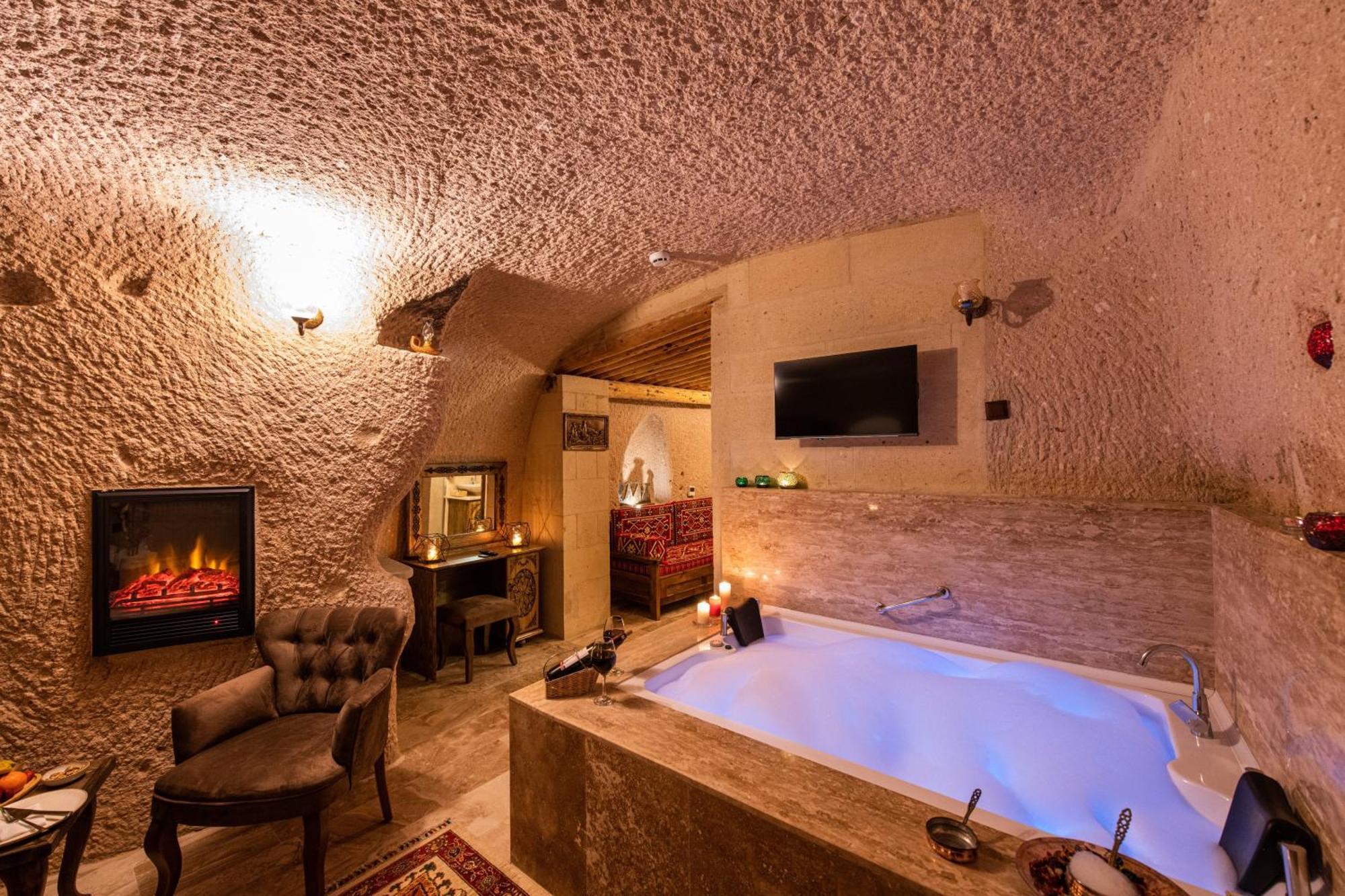 Simera In Cappadocia - Special Class - Best View Rooftop Üchisar Bagian luar foto